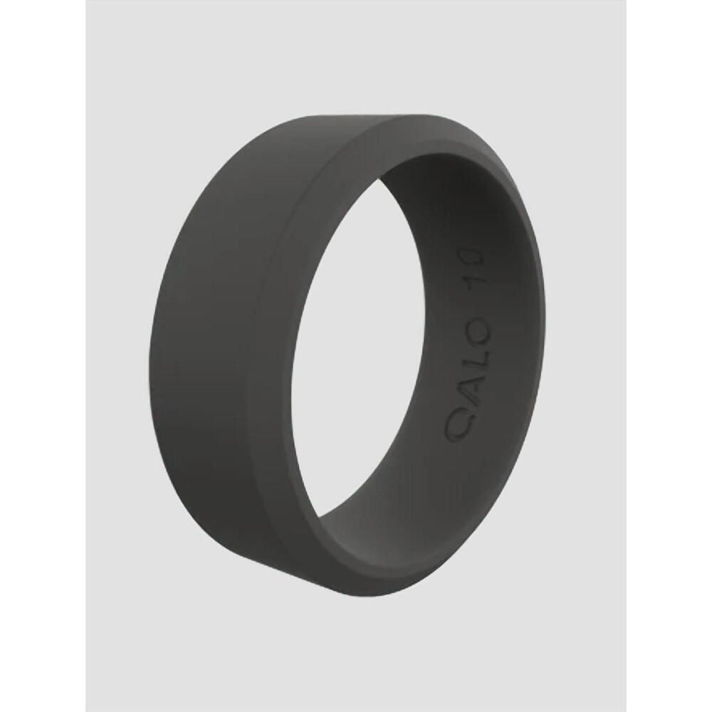 NEW QALO men's standard pela modern ring in shark skin